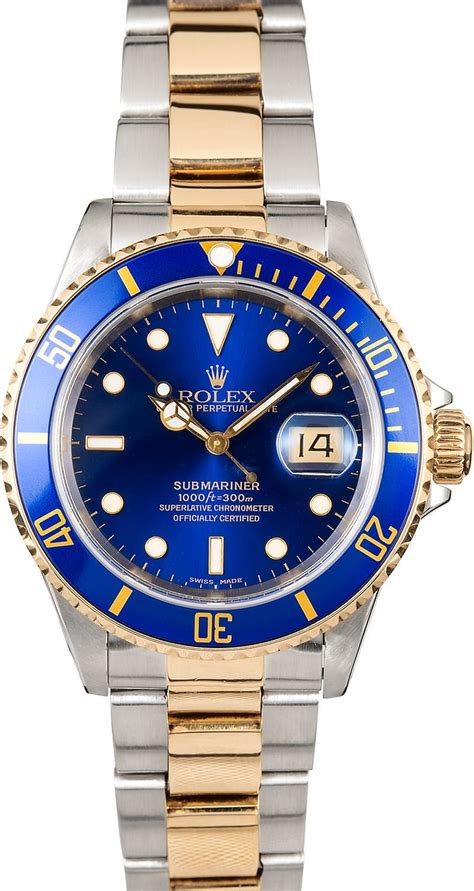 fake rolex submariner blue and gold|counterfeit Rolex how to identify.